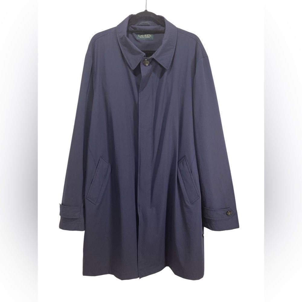 Lauren Ralph Lauren Nylon Men's Navy Blue Coat size 46L